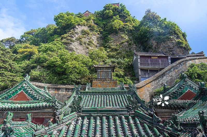 湖北武当山夏日迷人风光图片素材