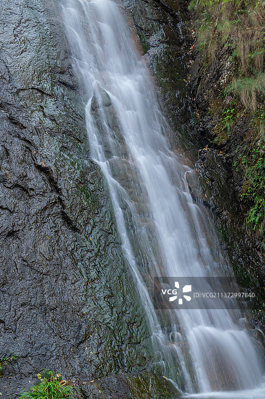 武汉黄陂木兰天池风景区夏末初秋航拍风光图片素材