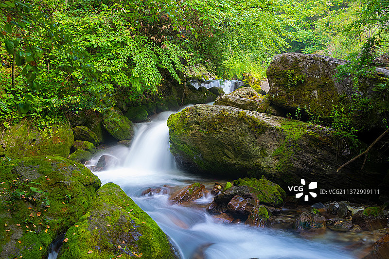 湖北神农架国家地质公园香溪源风光图片素材