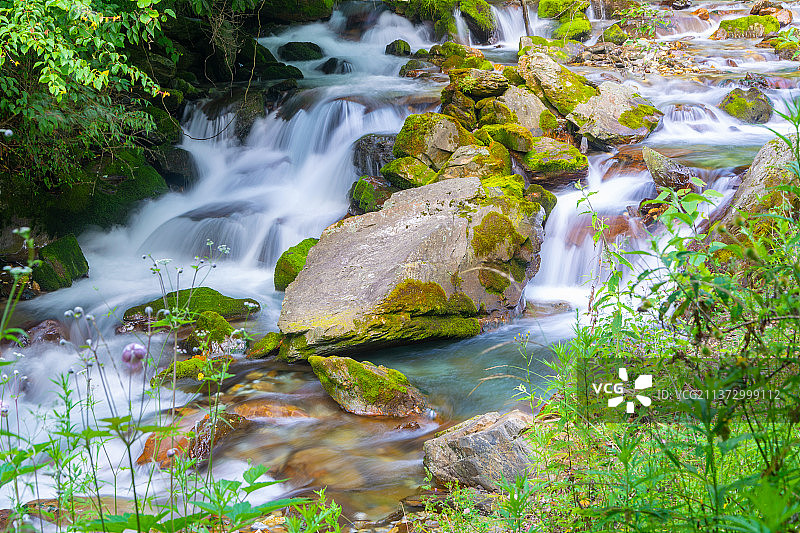湖北神农架国家地质公园香溪源风光图片素材