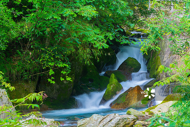 湖北神农架国家地质公园香溪源风光图片素材