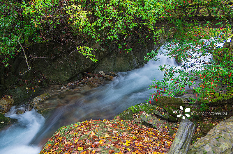 湖北神农架国家地质公园香溪源风光图片素材