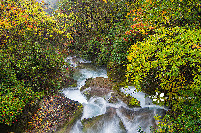 湖北神农架国家地质公园香溪源风光图片素材