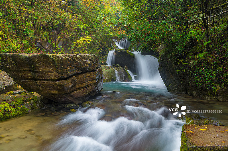 湖北神农架国家地质公园香溪源风光图片素材