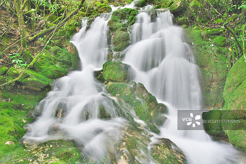 湖北神农架国家地质公园风景区初秋风光图片素材