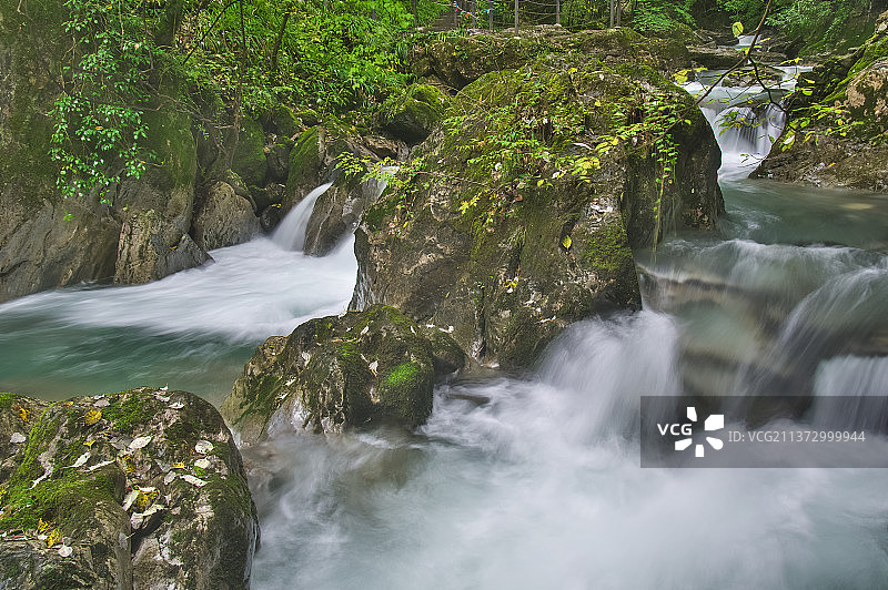 湖北神农架国家地质公园风景区初秋风光图片素材