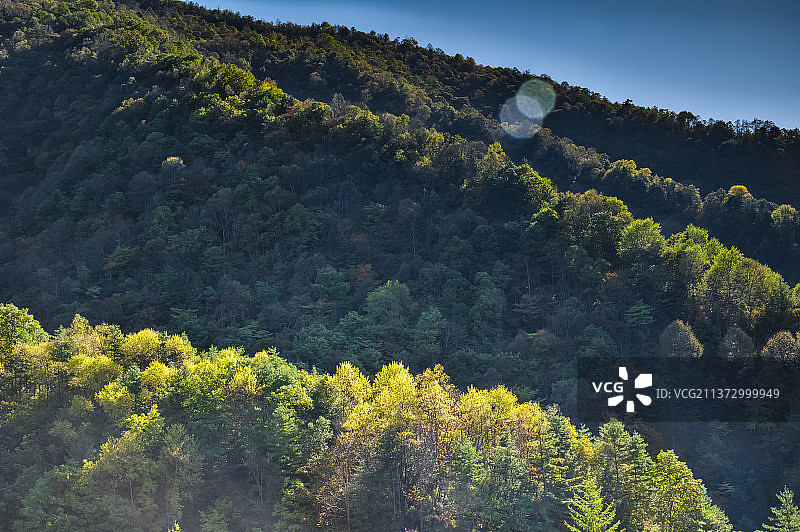 湖北神农架国家地质公园风景区初秋风光图片素材