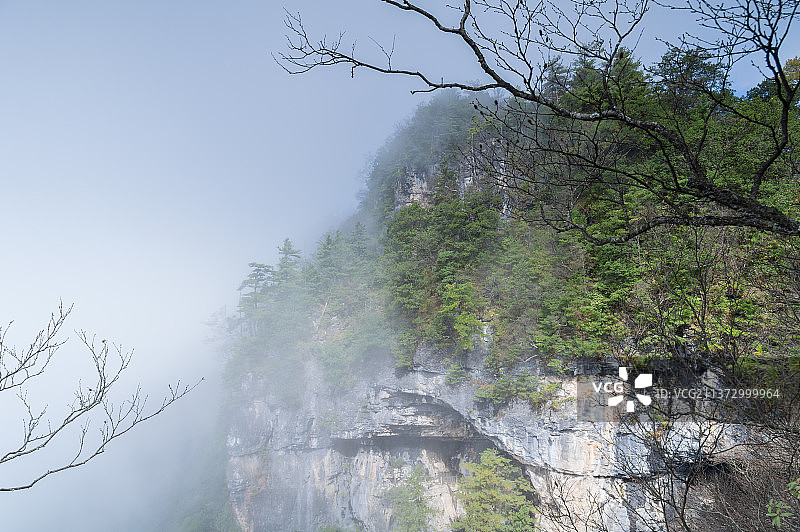 湖北神农架国家地质公园风景区初秋风光图片素材