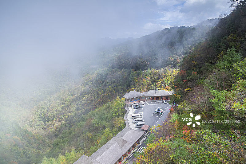 湖北神农架国家地质公园风景区初秋风光图片素材