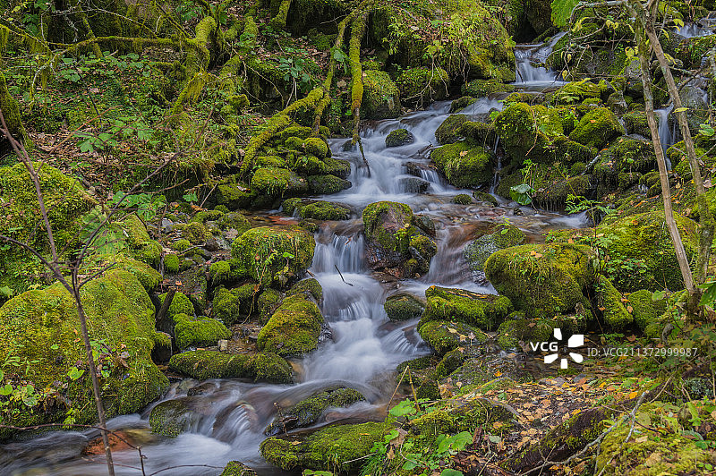 湖北神农架国家地质公园风景区初秋风光图片素材