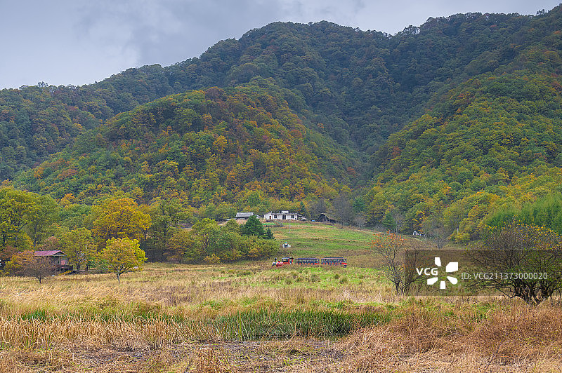 湖北神农架国家地质公园风景区初秋风光图片素材