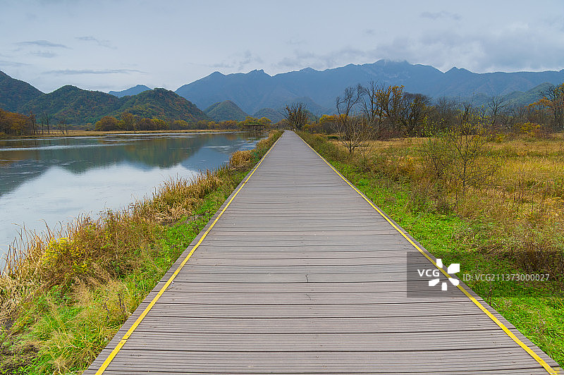 湖北神农架国家地质公园风景区初秋风光图片素材