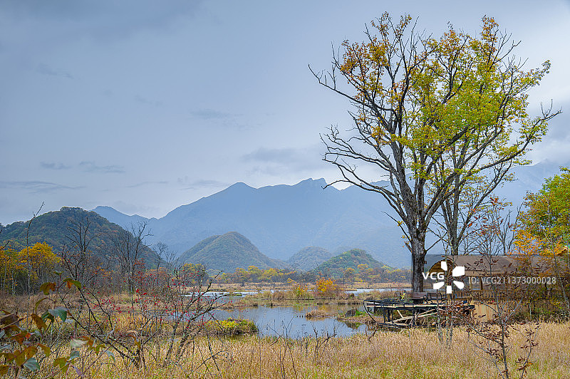 湖北神农架国家地质公园风景区初秋风光图片素材