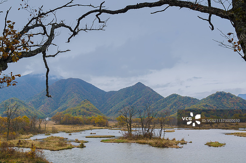湖北神农架国家地质公园风景区初秋风光图片素材