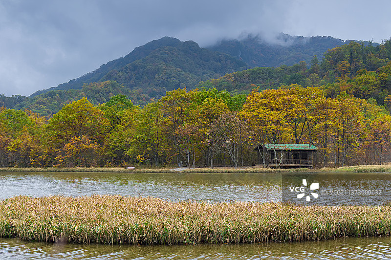 湖北神农架国家地质公园风景区初秋风光图片素材