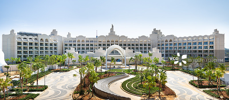 海南富力湾海洋欢乐世界度假区凯悦酒店建筑外观图片素材