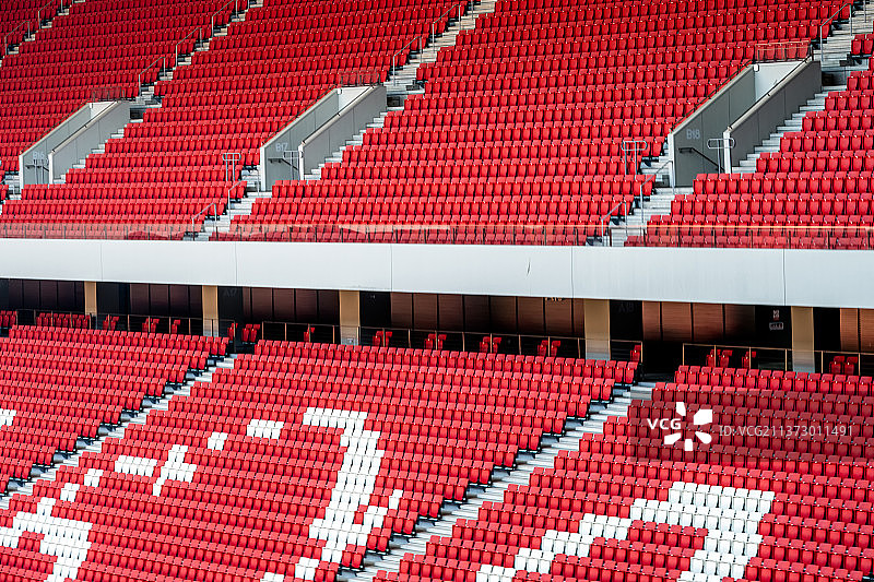 上海上汽浦东足球场内景图片素材