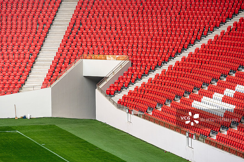 上海上汽浦东足球场内景图片素材