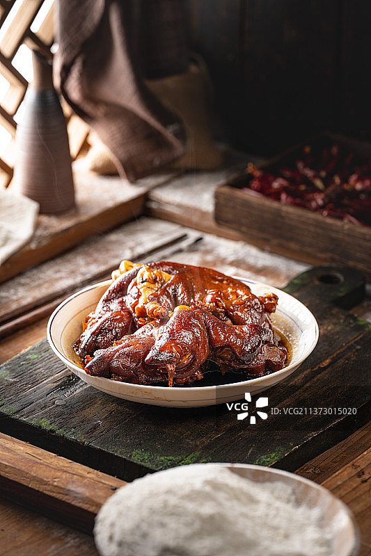 卤猪蹄图片素材