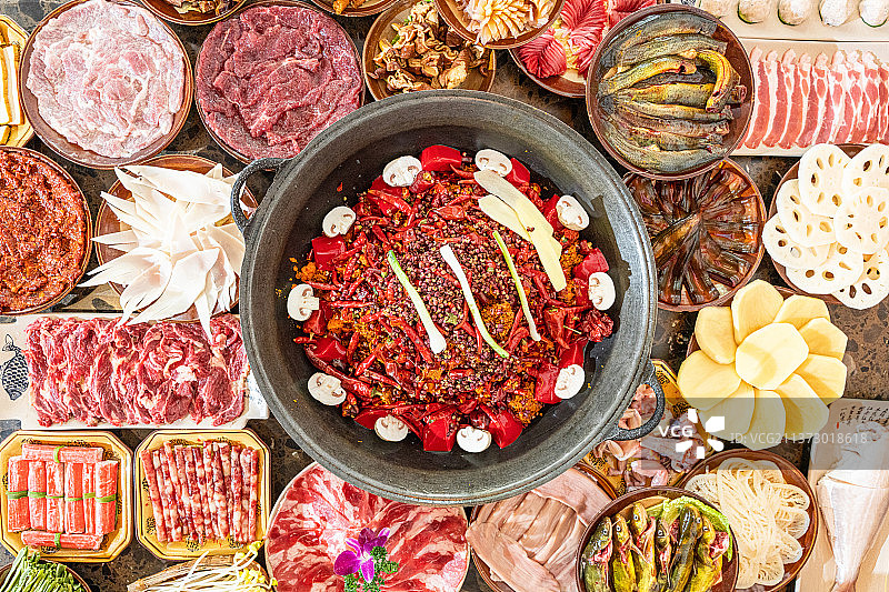 重庆火锅 传统美食 传统火锅 产品拍摄图片素材