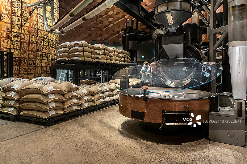 上海星巴克烘焙店图片素材