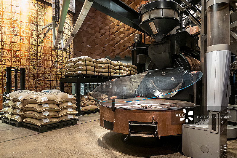 上海星巴克烘培店咖啡袋图片素材