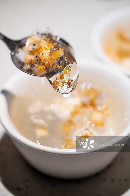 四川特色小吃冰粉图片素材