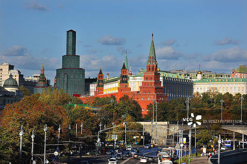 俄罗斯，莫斯科风光。图片素材