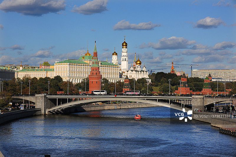 俄罗斯，莫斯科风光。图片素材