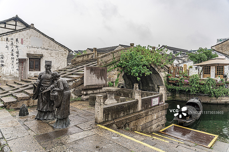 浙江绍兴书圣故里题扇桥图片素材