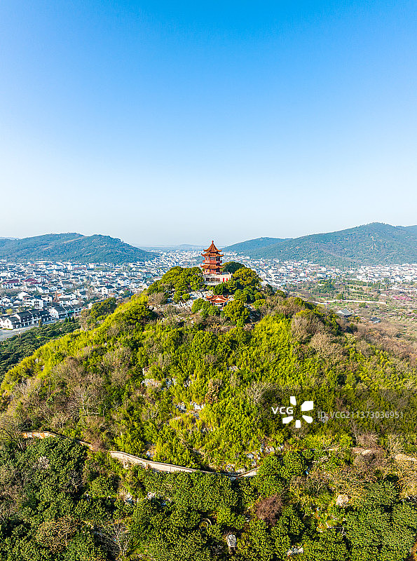 江苏苏州太湖西山岛林屋洞风光图片素材