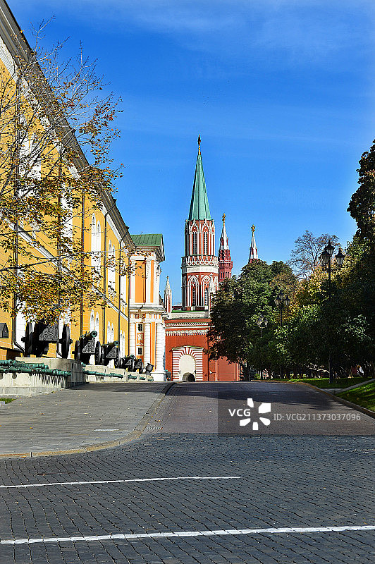 俄罗斯，莫斯科，红场风光。图片素材