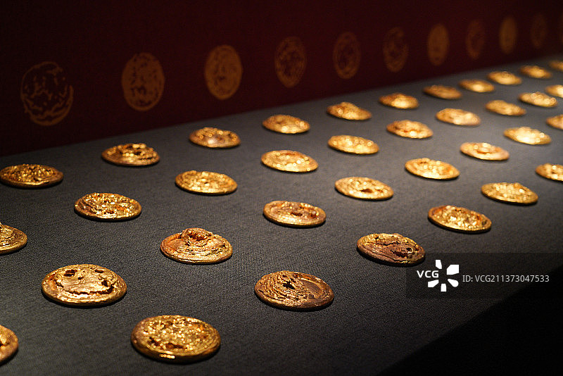 海昏侯金饼图片素材