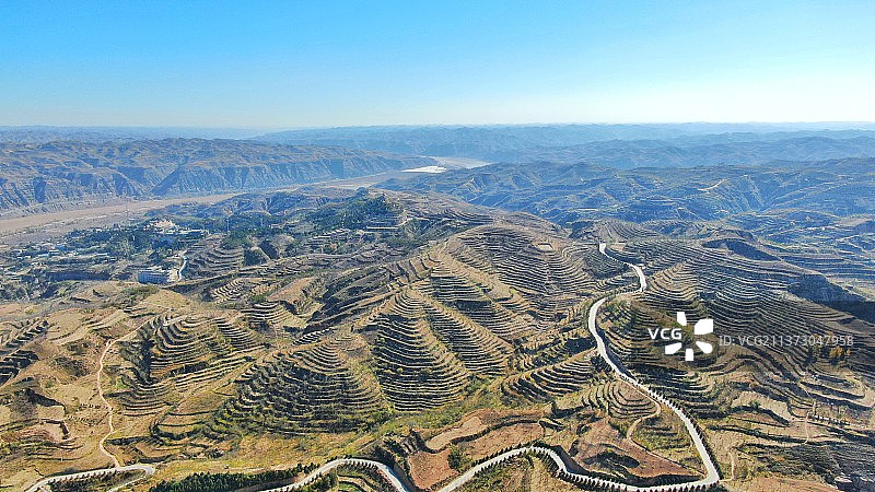 黄土高原图片素材