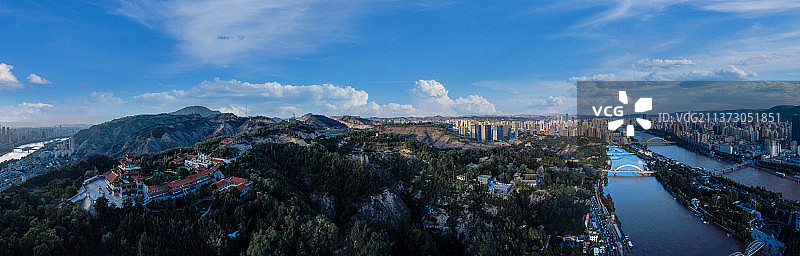 兰州市 城关区 滨河路 白塔山公园 黄河 中山桥 龙源公园 碑林 黄河第一阁图片素材