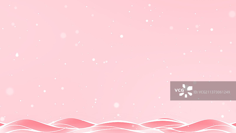 粉色少女心梦幻卡通插画背景图片素材