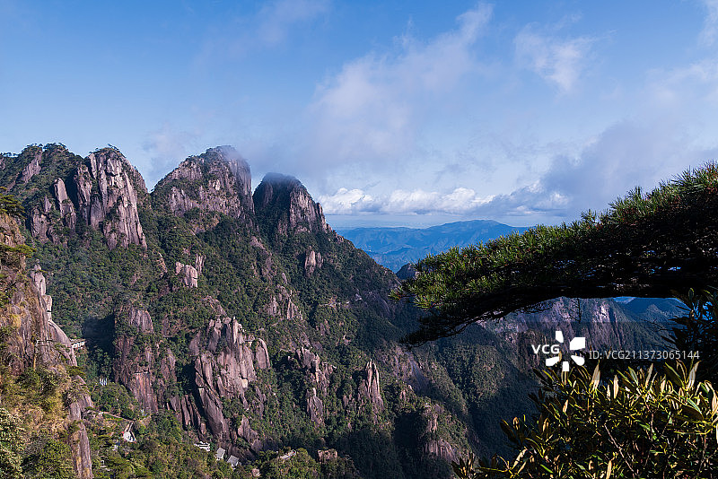 江西上饶三清山西海岸景区风光图片素材