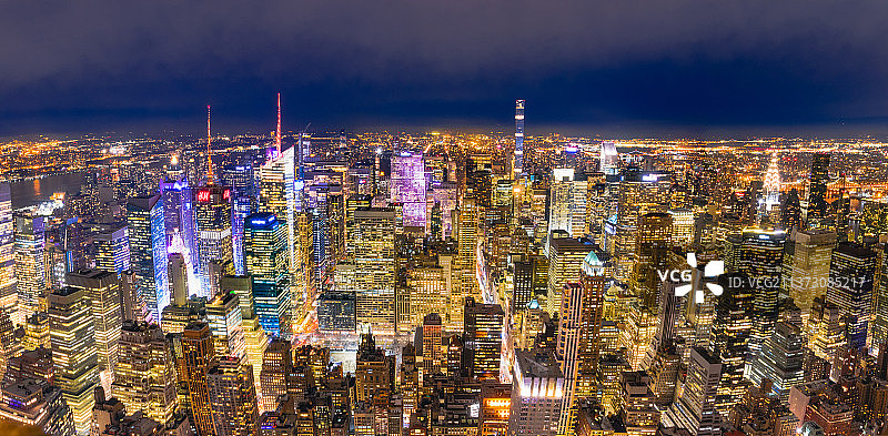 繁华都市 不夜城纽约图片素材