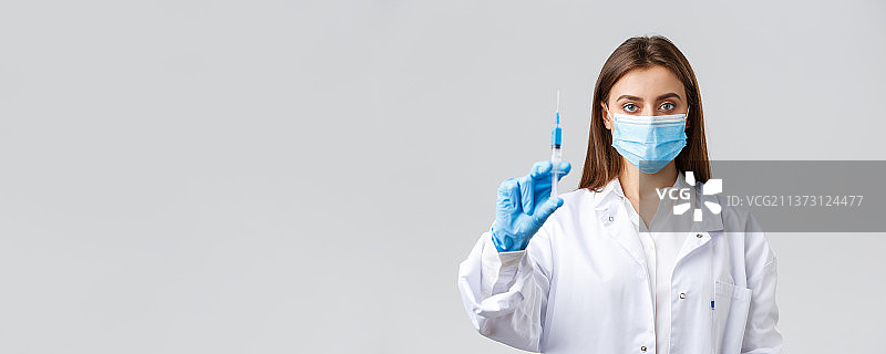 新冠疫情，医护人员预防与隔离图片素材