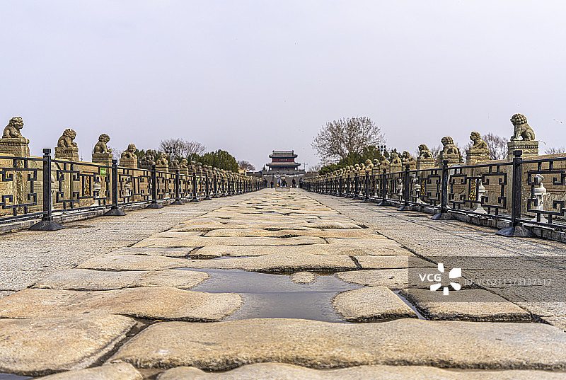 卢沟桥 石桥 古桥 石狮 卢沟晓月 宛平城 永定河图片素材