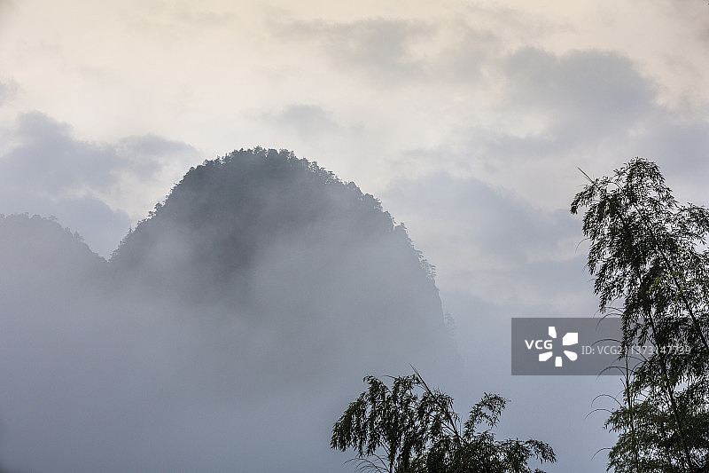 拂晓山岚 ——江西   上饶市    三清山图片素材