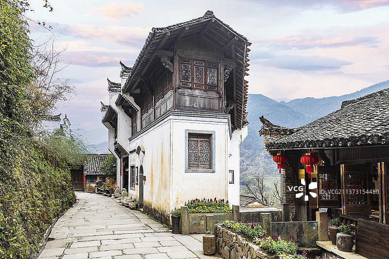 江西婺源篁岭景区风光图片素材