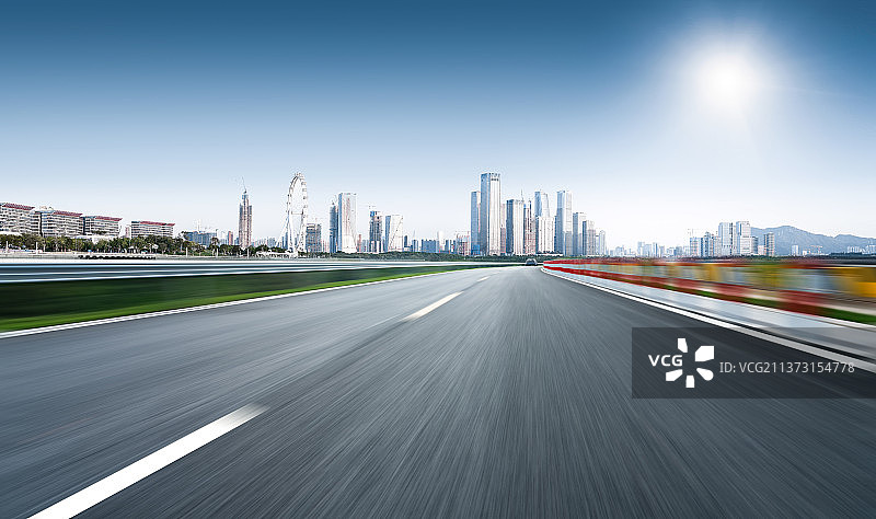 城市道路图片素材