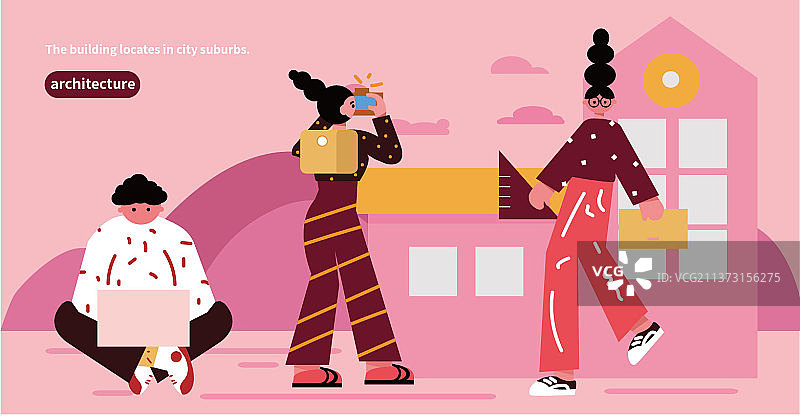 建筑banner开屏页图片素材