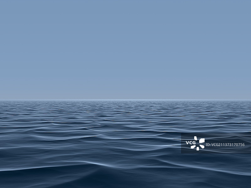 蓝色海水平面图片素材