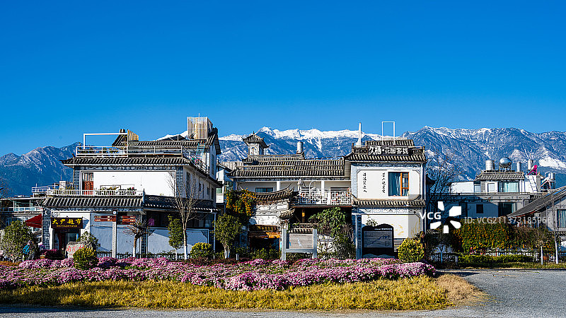 洱海生态走廊风景图片素材