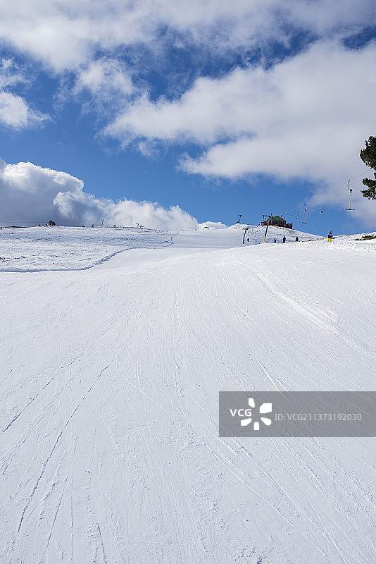 土耳其冬季雪景风光图片素材