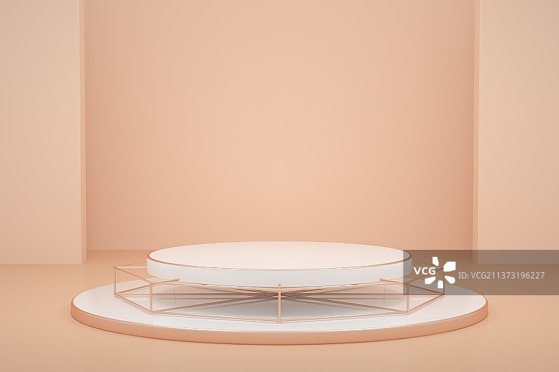 3D渲染室内空间舞台背景图片素材