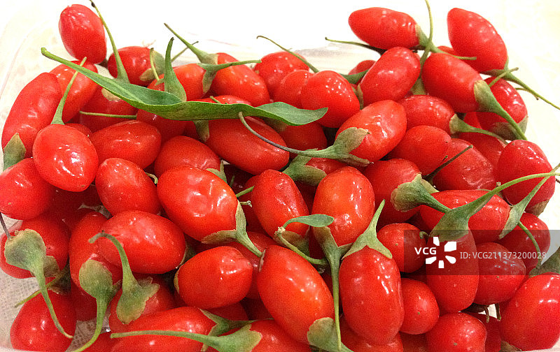 宁夏新鲜水果红色枸杞图片素材