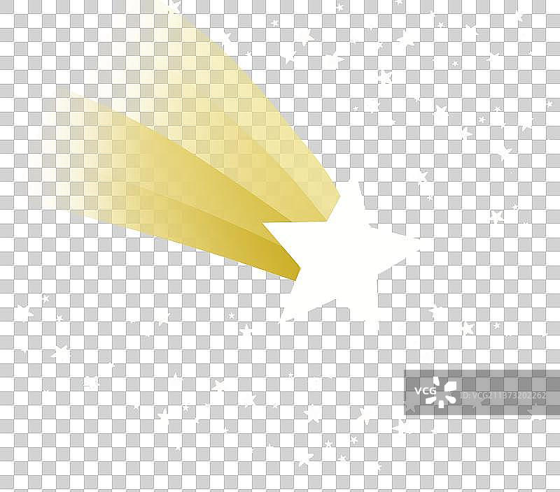 大流星和周围小星星图片素材